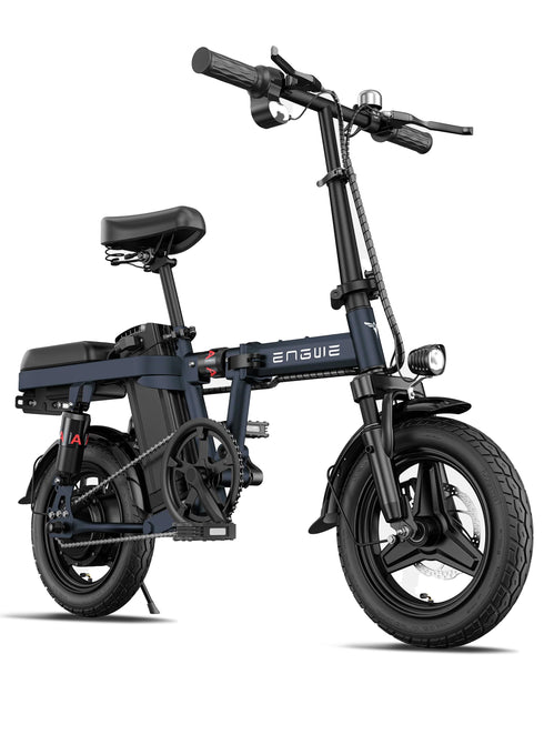 ENGWE T14 350W 20 MPH Bicicleta eléctrica de viaje compacta y plegable